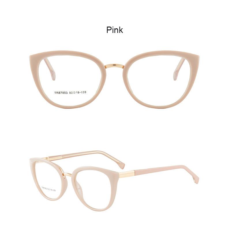 Fashion Cat Eye Leopard Eyeglasses Anti Blue Light Optical Glasses Elegant Luxury Brand Reading Eyewear Plus 0 to +6 0