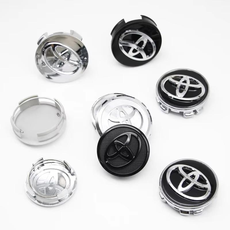 4Pcs 57/62mm Car Wheel Center Hub Cap Wheel Rim Cover for Toyota Corolla K35 RAV4 Levin Yaris C-HR Camry Prado Prius Car Accessories