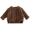 Kids Cable Knit Long Sleeve Cardigan Color