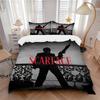 3pcs Scarface Comforter Set - Four Seasons Home High,Machine Washable Bedspread with Pillowcases (No Filling) Yy250909042