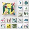 New Chinese Style Classical Peacock Feather Pattern Pillowcase Car Bedroom Living Room Cushion New Chinese Style