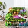 Tlačená deka s motívom ihriska My Singing Monsters - Ideálna na pohovku, posteľ, cestovanie a vonkajšie použitie | Možno prať v práčke, útulná a odolná.