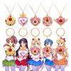 Anime Süßes Rosa Mädchen Halskette Tsukino Usagi Magische Verwandlung MOON Mädchen Schlüsselanhänger Cosplay Requisiten Geschenk Männer Frauen Tasche Schmuck