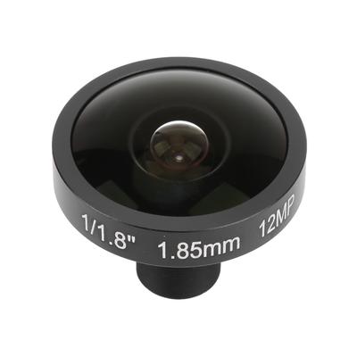 1.85mm Camera Fisheye Lens 12MP HD Wide Angle M12 Interface Universal for Most Cams