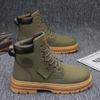 New Autumn Men's Boots Men Leather High Top Shoes Man Motorcycle Ankle Boots Men Winter Safety Boots Man Shoes Botas Para Hombre
