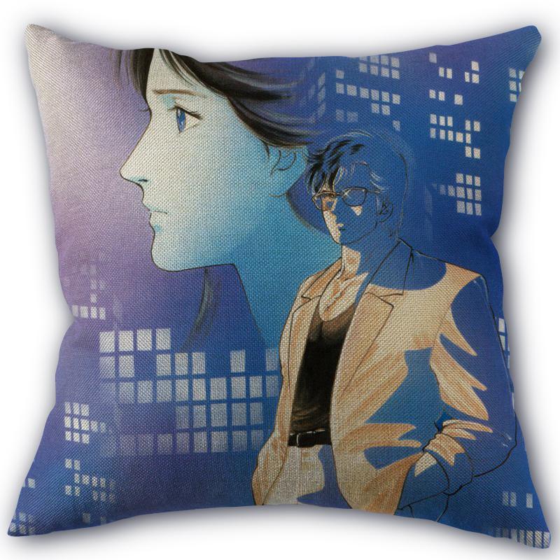 Benutzerdefinierte Kissenhülle City Hunter Hohe Qualität Heimtextil Baumwoll-Kissenbezug Dekorative Kissenhülle für Hochzeiten Quadratisch 45X45cm 01-11