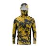 MALFC Fishing Apparel Men Hood Fishing Shirt Long Sleeve Fishing T Shirt Uv Protection
