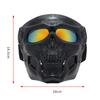 Motorradbrillenmaske, winddicht, Totenkopf, Motocross-Brille, Rennhelm, Anti-Ultraviolett, staubdicht, Fahrradschutzbrille