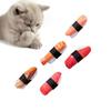 Cute Simulation Catnip Toy Sushi Shape Bite Resistant Cat Chew Toy Soft Wear-resistant Pet Molar Toy For Pet Teeth Grinding
