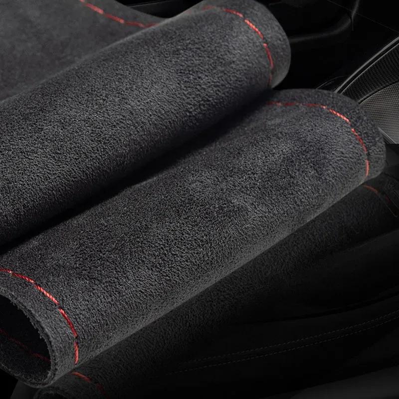 Hand Stitched Car Steering Wheel Cover Suede ForMercedes Benz G-Class W166 X166 W463 GL350 GL450 2012-2018 Beautiful Breathable