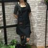 Módní plátěné kuchyňské zástěry pro ženy Muži Pracovní zástěra šéfkuchaře na gril Restaurace Bar Obchod Kavárny Krása Nails Studios Uniforma