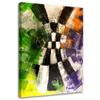 Canvas Print, Abstraction Colourful Painted
