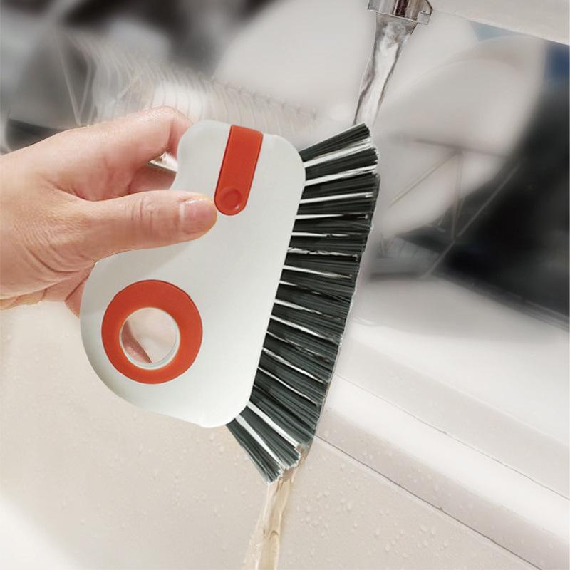 2-in-1 Window Crevices Cleaning Brush Household Cleaning Tool Window Groove Groove Dead Corner Brush