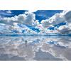 Epoch 2000-Piece Set of Salar De Uyuni - Bolivia [Super Small Pieces] (38x53cm) 54-233 with Glue, Spatula, and Score Ticket