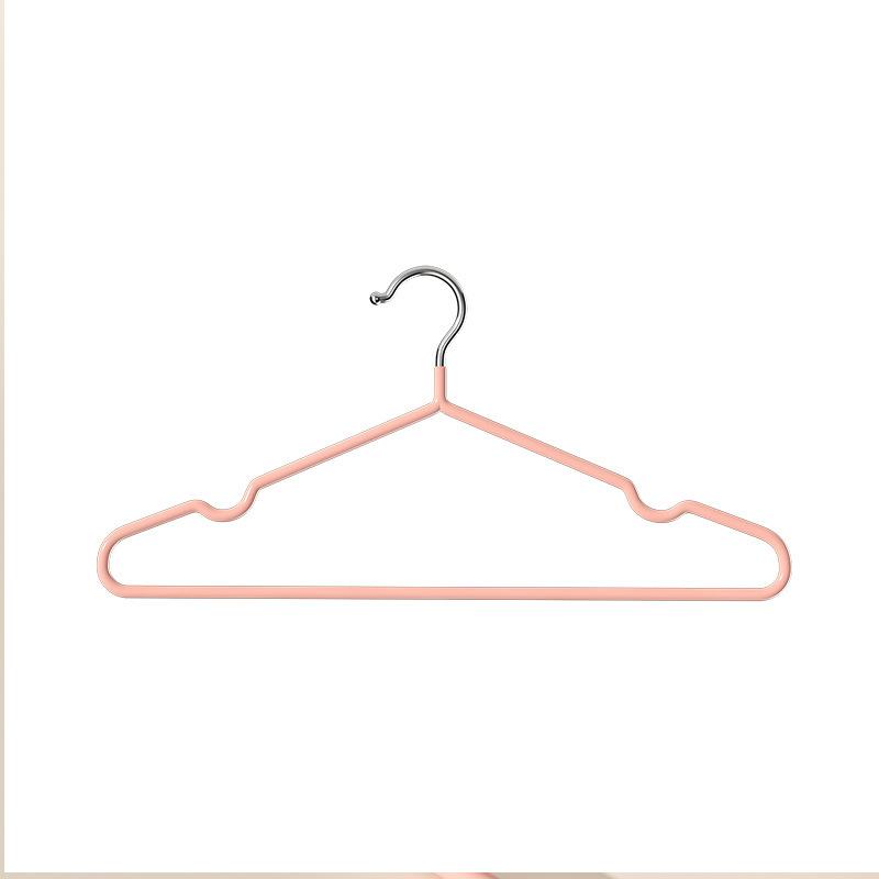 Thick Non-trace Non-slip Coat Hanger Dry and Wet Dual Dip Plastic Coat Hanger To Store Clothes Clothes Drying Rack Clothes Support Hanger