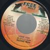 7inch Record BEENIE MAN / RAS FRASER JUNIOR - Love You / My True Girl Friend NONE Free Willy Jamaica Reggae, Ska & Dub Used