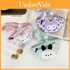 Kuromi Cartoon Kids Waist Bag With Polyester Material For Daily Use