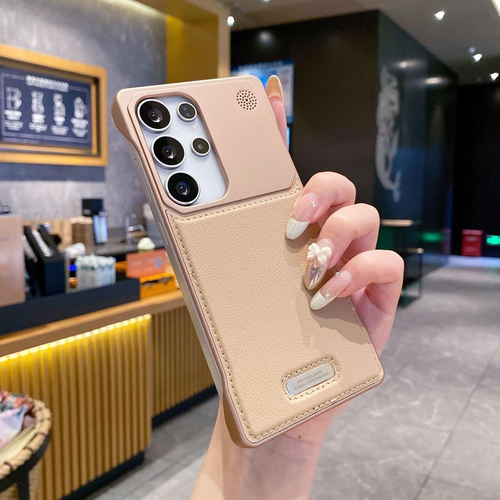 Étui de téléphone magnétique adapté pour Samsung S25 Ultra S24plus Cuir Aromathérapie Sans Bordures S25 Étui de Protection Business