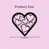 Modern Heart Metal Wall Decor Wedding Anniversary Gift Mother's Day Home Decoration Versatile Celebration Art
