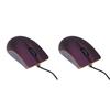 USB Wired Office 1200DPI 3 Buttons Mouse Ergonomic High Precision Mute Desktop Computer