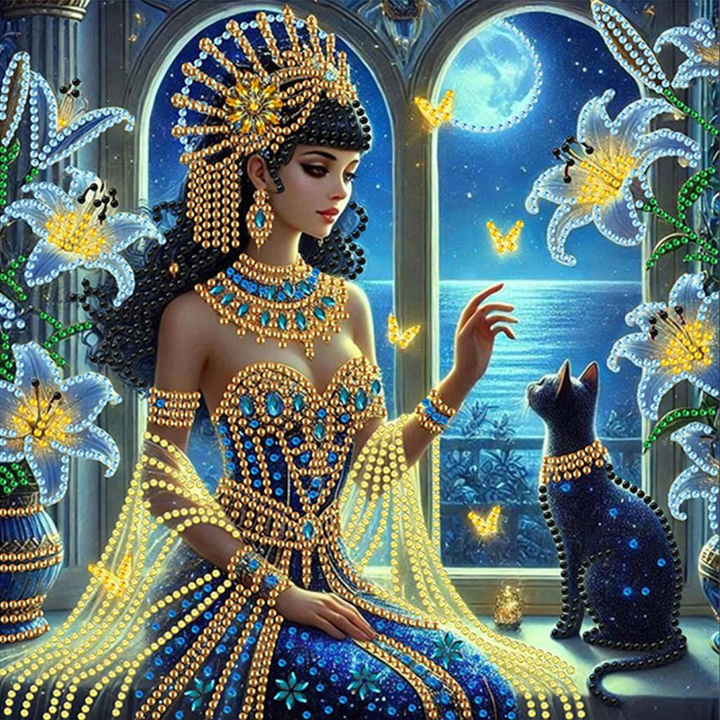 Beauty Diamond Art Kits for Gift Home Wall Decor DIY Gem Art Diamond Painting Kits Crystal Rhinestones Diamond Painting 30x30cm