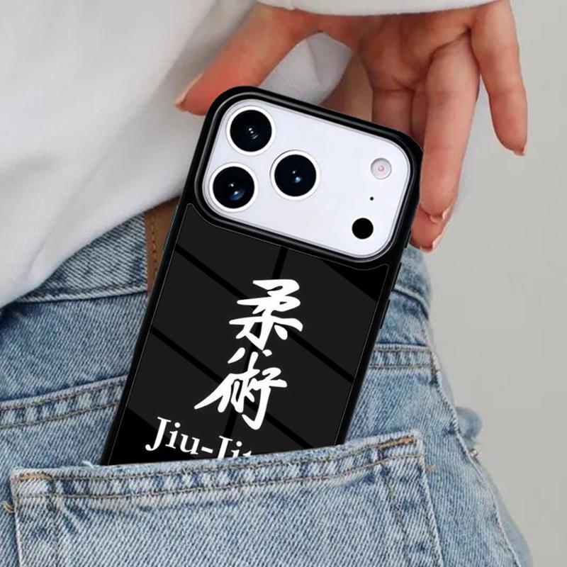 BJJ Brazilian Jiu Jitsu Soft Phone Case for iPhone 16e 15 14 13 12 17 Pro Max Plus Air 17pro Cover Coque