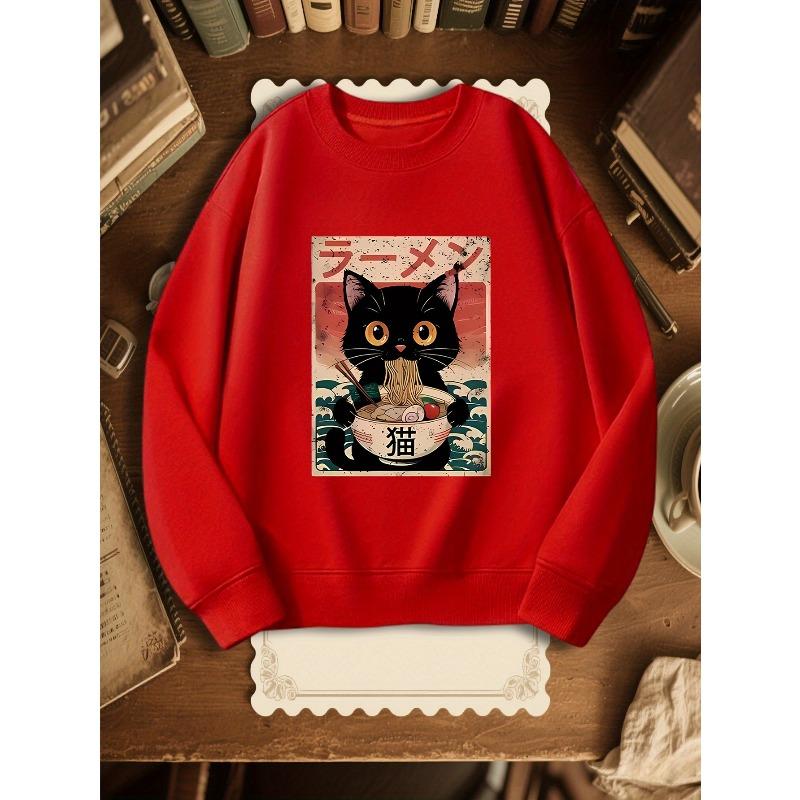 European Sizes Kids' Fashion Round Neck Sweatshirt