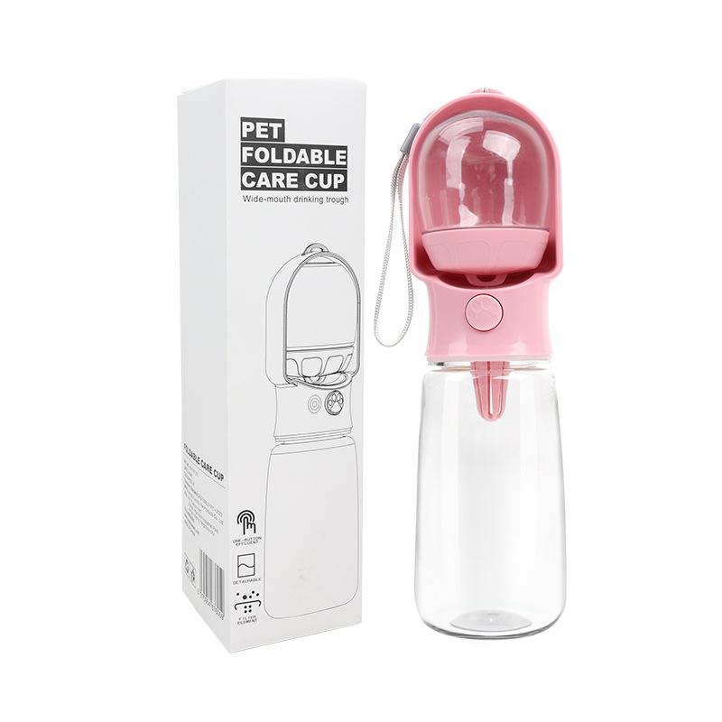 Bouteille d'eau pour chien avec récipient de stockage de nourriture et d'eau pour chiot Bol d'eau portable pour animaux de compagnie pour distributeur d'eau pour chien Bol d'eau pour chien