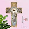 2D Flat Acrylic Cross Design, Indoor and Outdoor Decoration - No Battery/electricity Required, Free Day Decoration, Shop Decoration, Durable O