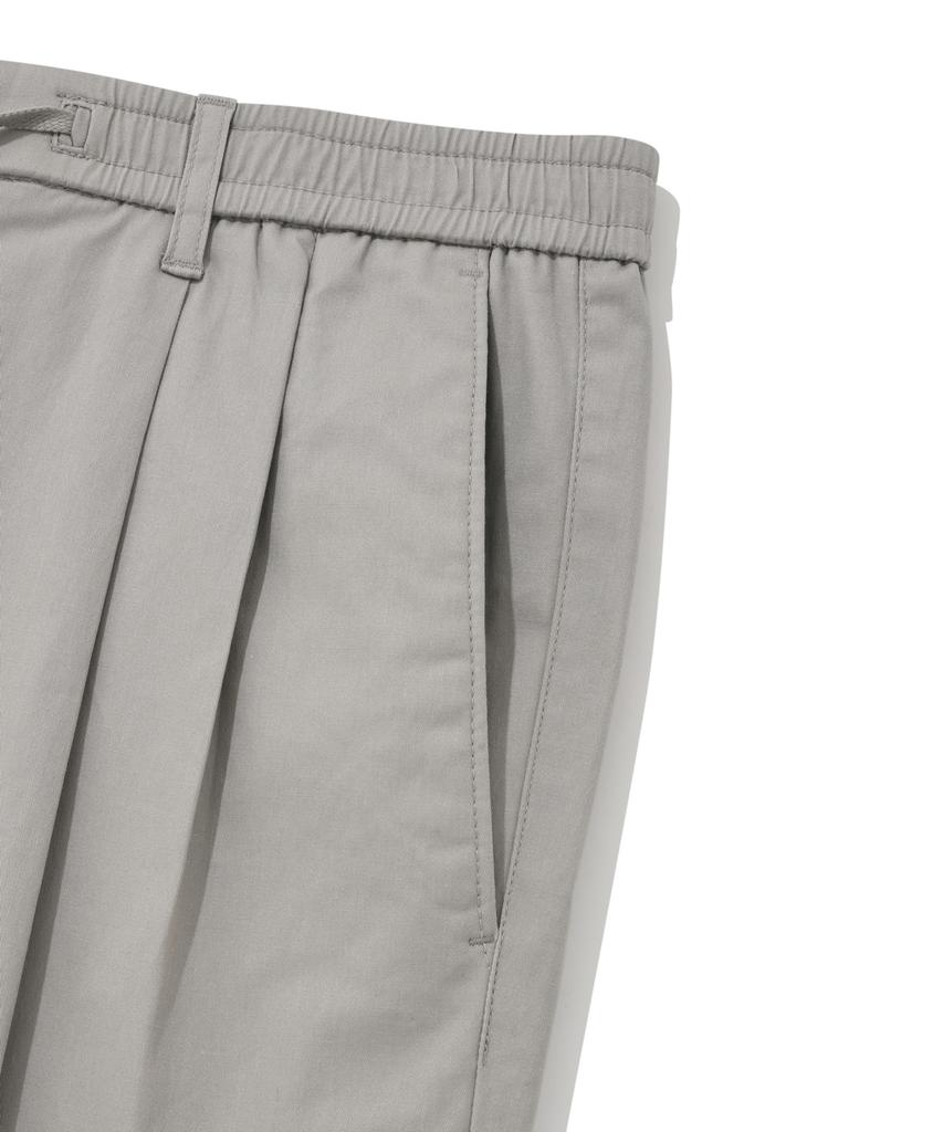 COVERNAT Tapered Chino Pants Light Grey