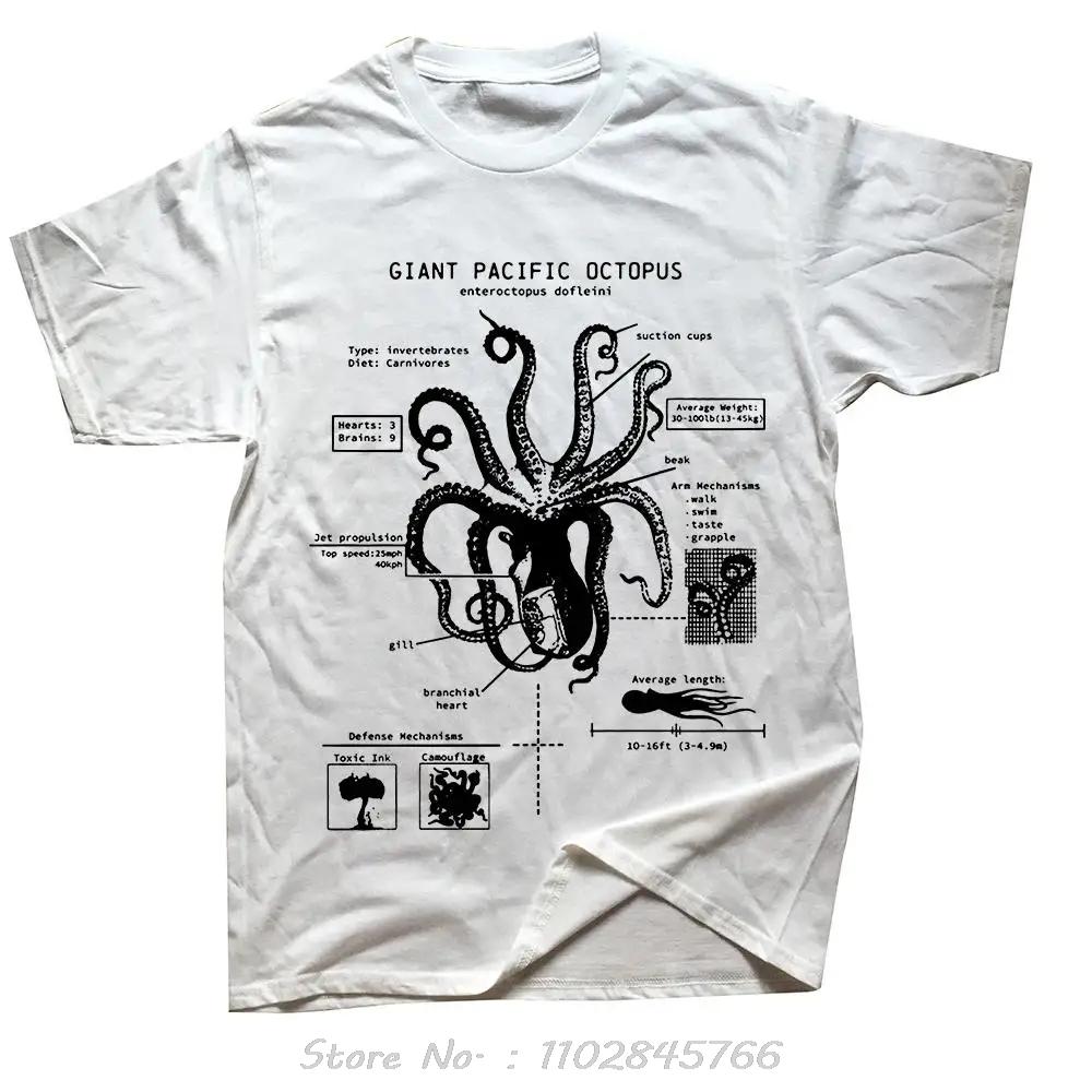 Funny Oversized Tshirt Rainbow Octopus Psychedelic Colorful Octopus Mens Clothing Fashion Fitness T Shirt Casual Cotton Tshirt