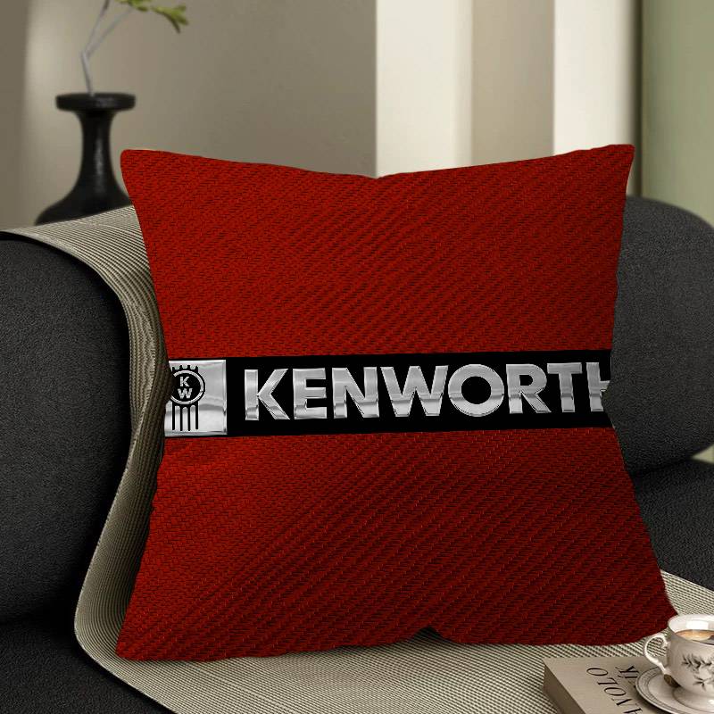 KENWORTH Logo Kissenbezüge Heimtextilien Dekorative Kissenhülle Hochzeit Superweicher Kissenbezug