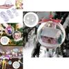 Vielseitige 4cm bis 20cm transparente Kunststoff-Hängeornamente, ideal für Weihnachtsdekoration