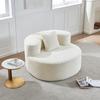 Ultra-soft Single Sofa with Backrest, High-resilience Foam.