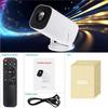 Mini Projector 4K Native 720 Supported Portable Movie Projector Adjustable Angle Smart Video Beamer with BT 5.0 WiFi6 EU Plug