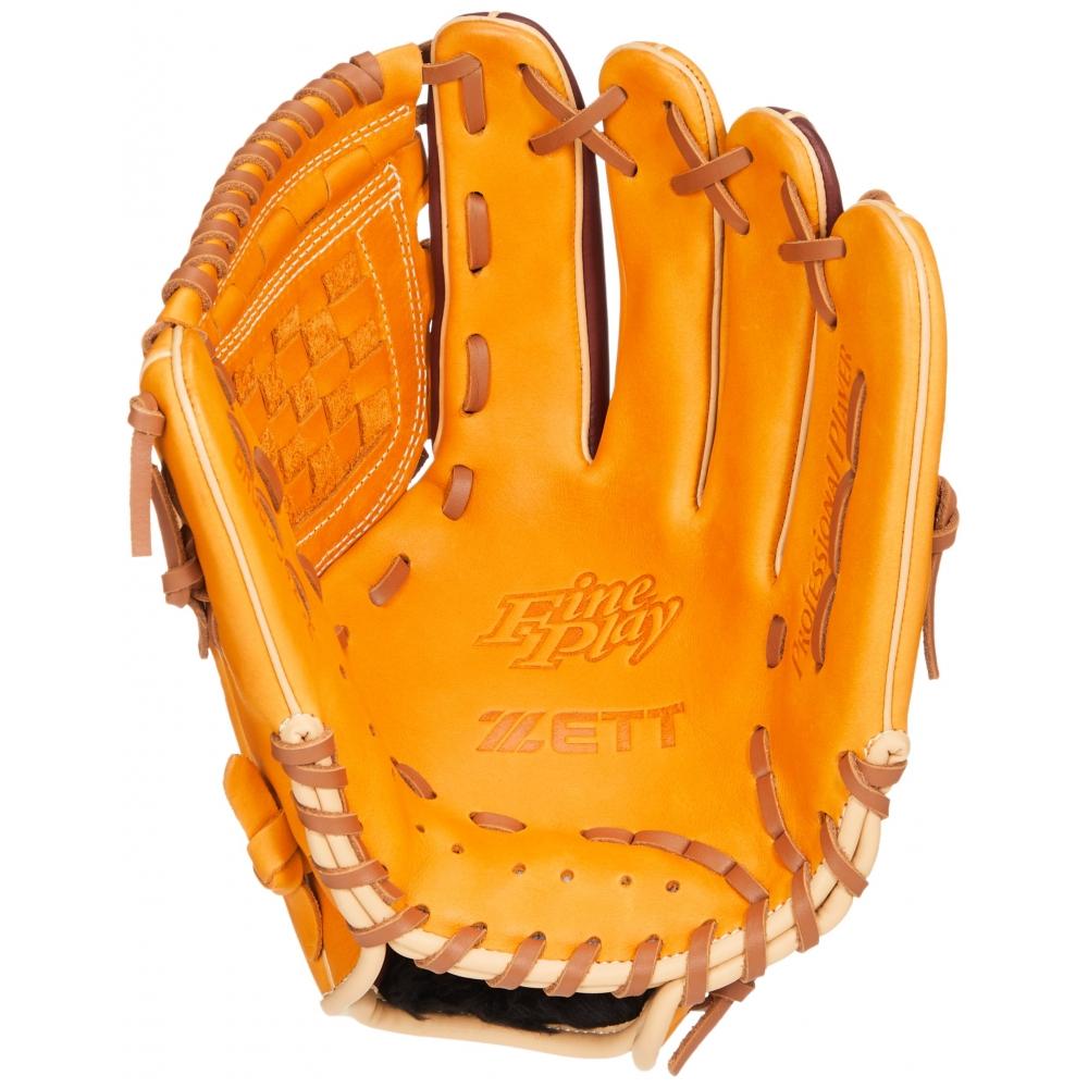 [Amazon.co.jp Limited] ZETT Soft Baseball Glove (Glove) Fine Play All-Round Oak Brown X Pastel Brown for Right-Hitched BRGB35420Z