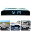 Solar Powered Car Clock with Luminous Display Vehicle Timepiece Automobile Solar Powered Clock for Nighttime Drives