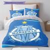 OM Poster Bedding Quilt Set Quilt Cover Pillowcase Home Decoration Birthday Gift (1 * Duvet Cover + 2 * Pillowcase, Without Core)