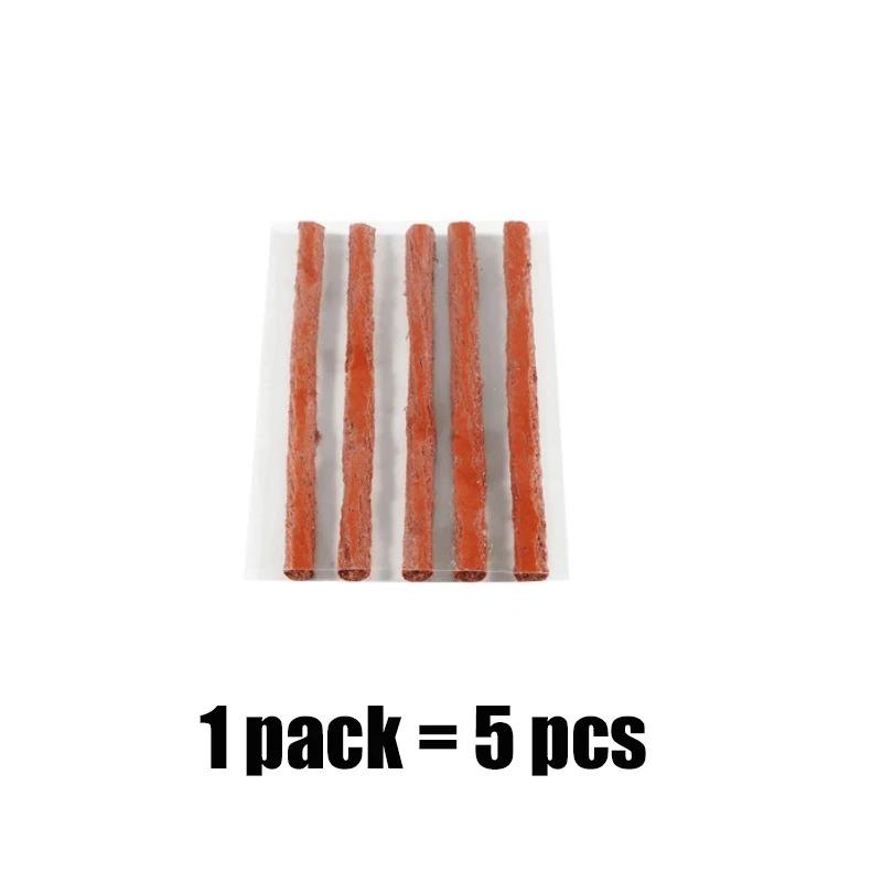 50PCS Car Motorcycle Tire Repair Strips Tubeless Seal Strip Tyre Puncture Rubber Strip Plug Car Bike Tire Repair Accessories
