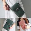 1pc Cute Leather Touch Screen Purse Handbag Shoulder Bags Mobile Phone Bag Retro Crossbody Gift