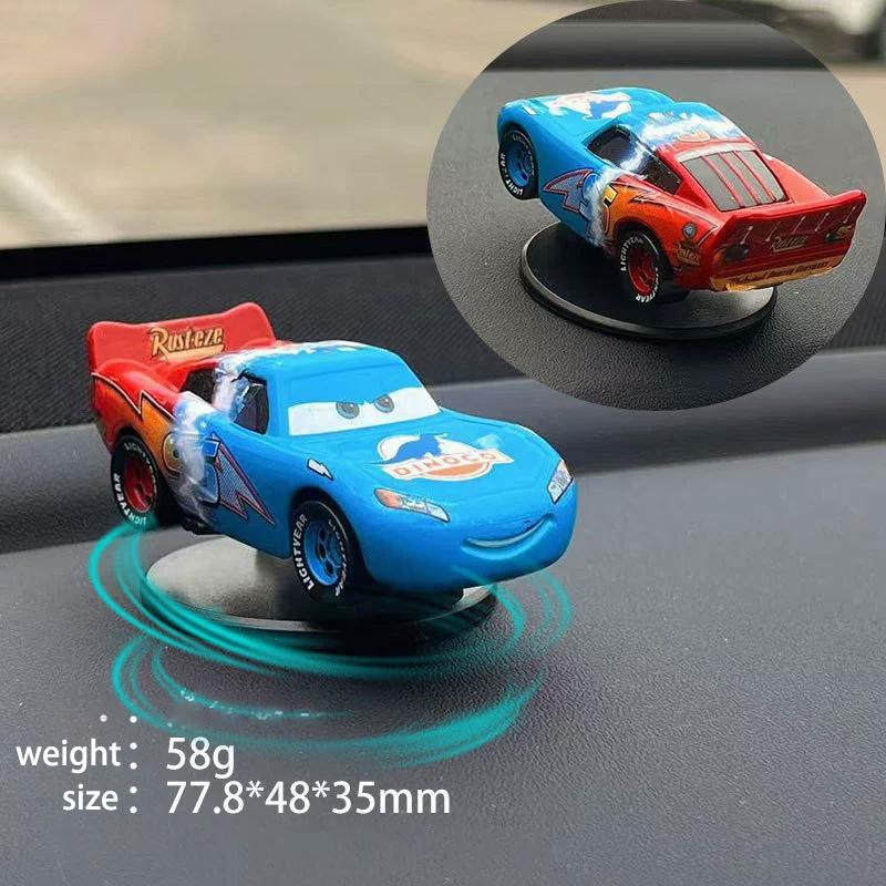 For Lightning Mcqueen Drift Rotating Ornaments Auto Dashboard Turning AE86 Model Deco Car Dashboard Ornaments