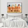 Modern Art Sexy Beach Beauty Fashion Family Decoration Painting Digital Print Painting Background Wall Decoration