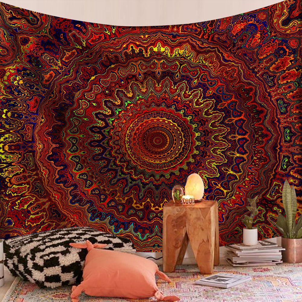 Mandala Tapestry India Wall Tapestry Hippie Room Decor Boho Trippy Tapestry Aesthetic Room Decor Decoration
