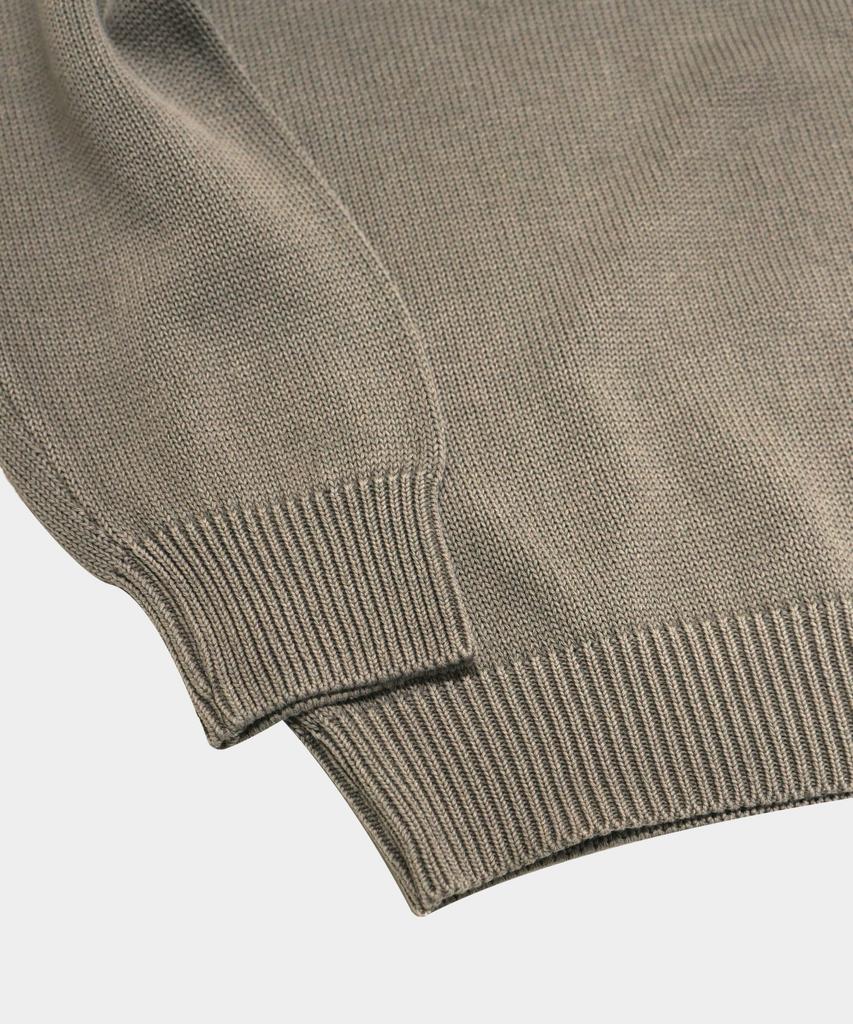 BIRBANTE Garment-Dyed Washable Round Knit - New Beige