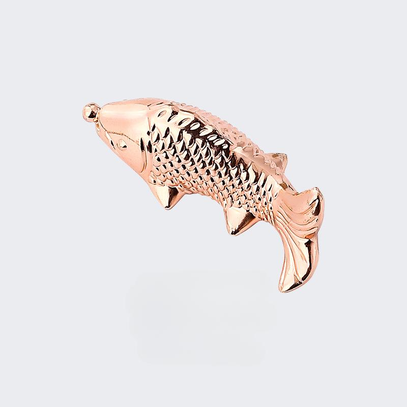Creativity, Fish Shaped Chopstick Holder, Household Use, Chopstick Pillow, High-end Hotel Tableware, Zinc Alloy, Carp Chopstick Holder Ornament