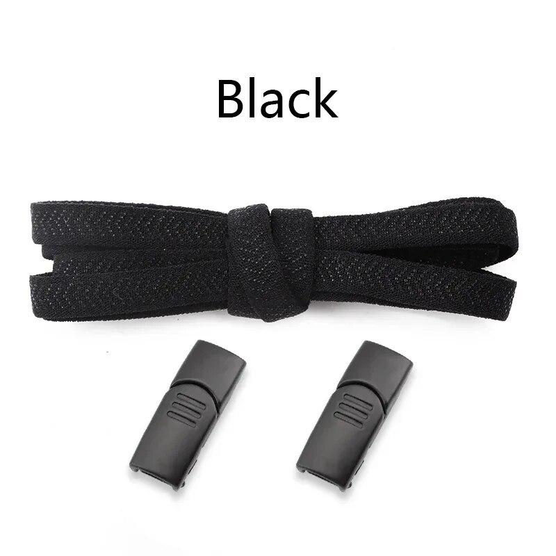 1Pair New Elastic Laces Sneakers Adult Kids 8MM Magnetic Lock Shoelaces Without Ties Flat No Tie Shoelace for Shoes Accessories