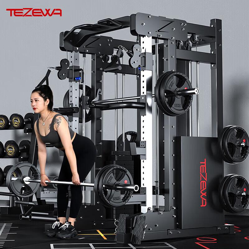 TEZEWA All-in-One Smith Machine & Power Rack