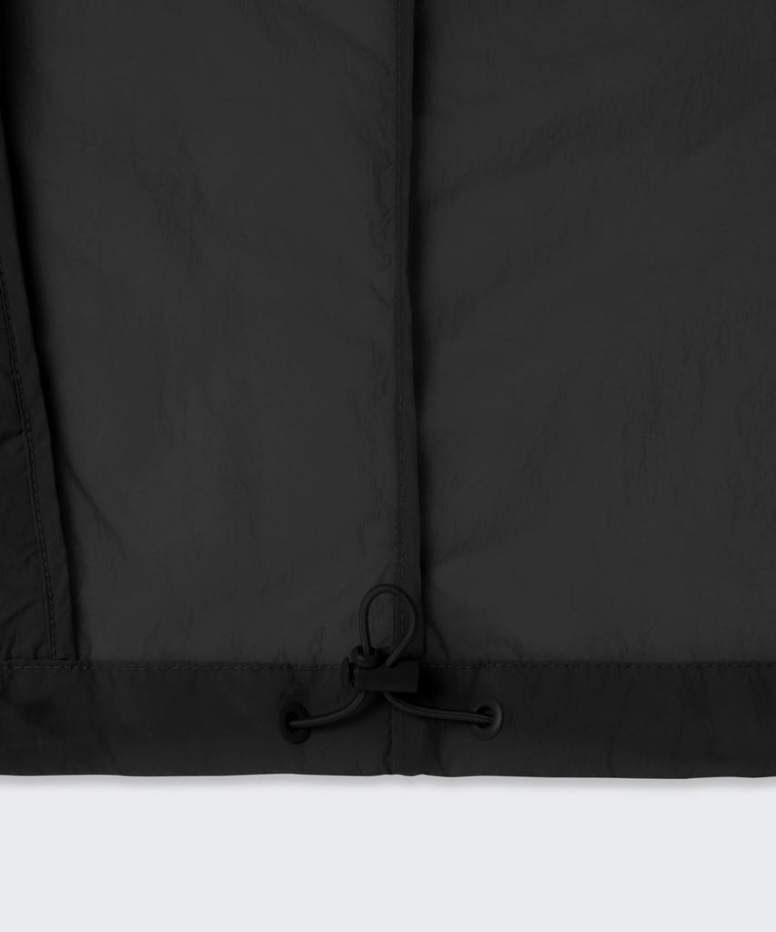 Musinsa Standard [City Leisure] High-Neck Sheer Windbreaker Jacket [Black]