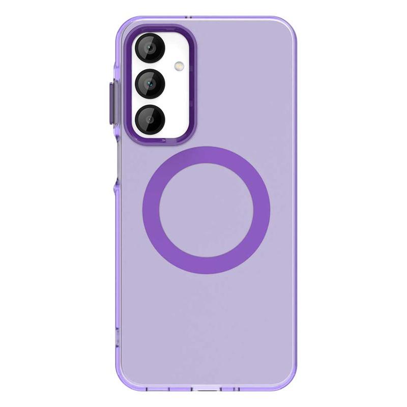 Voor Samsung M15 Hoes Cover Samsung Galaxy M15 Capa Schokbestendig Ringvormig Magnetisch Mat Helder Draadloos Opladen Fundas Samsung M15