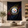 Decorative Tapestry,Pittsburgh Steelers Printed Wall Art, Lightweight Wall Hanging For Bedroom Background